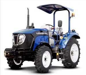2025 LOVOL拖拉机4驱动柴油50马力4wd 30hp 40hp 70马力75hp 140hp农用拖拉机4x4待售