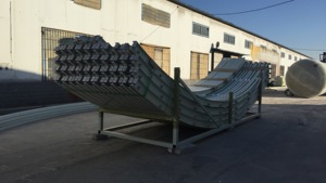 耐用拉挤玻璃纤维型材玻璃钢工字钢建筑光洁面涂漆弯曲切割服务模具技术
