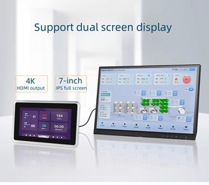 7インチAndroid Linuxシステム埋め込みPC 1024x600 IPS容量式タッチスマートセントラルコントロール液晶画面 - Product Image 6
