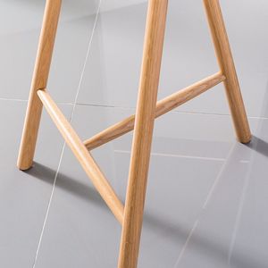 Lisa thanh đơn giản phân làm bằng gỗ Tếch rắn với một kết thúc gỗ tự nhiên cho trong nhà và ngoài trời. - Product Image 2