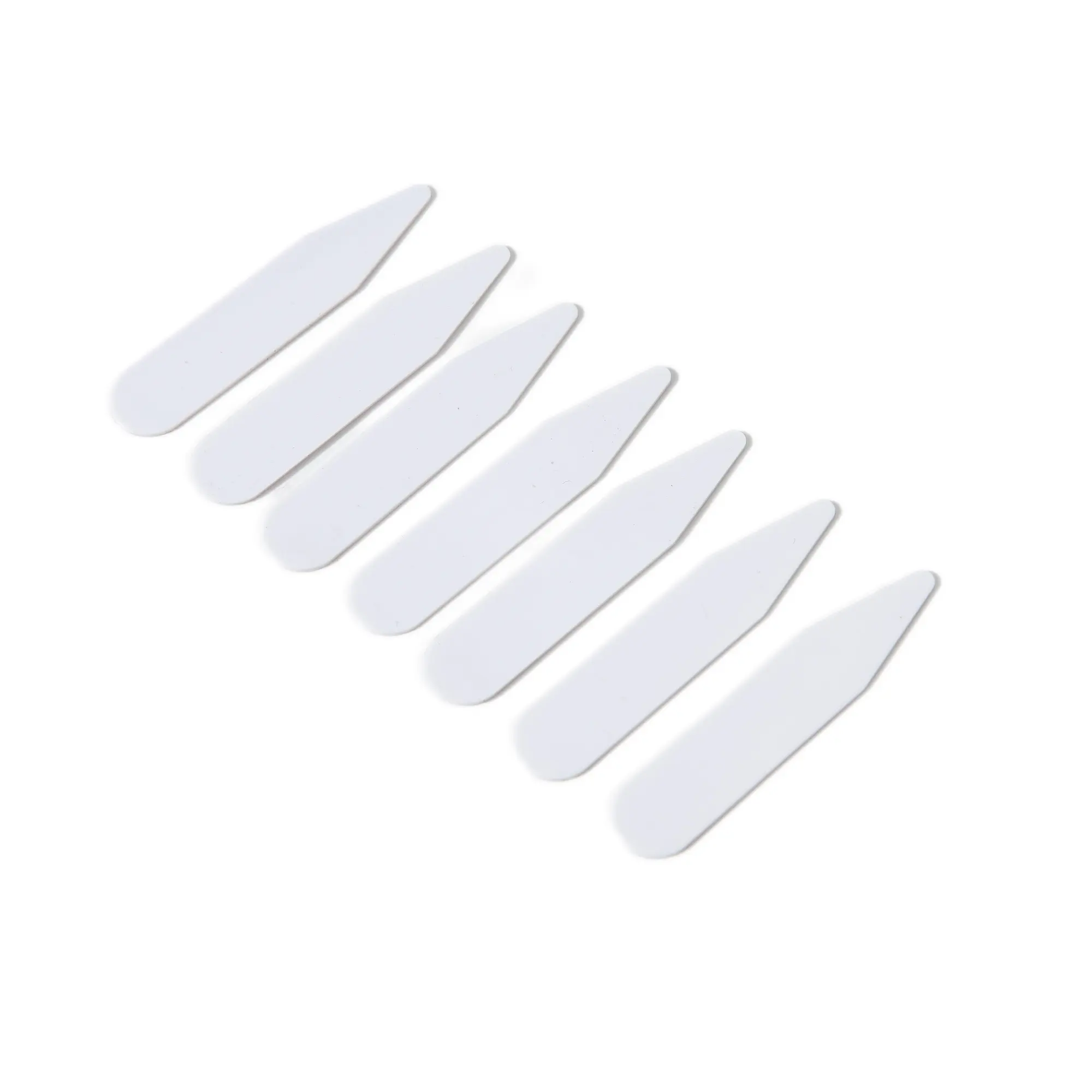 Rigid PVC White plastic Collar stays Collar bones