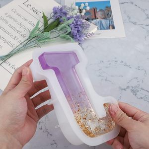 Fabrika OEM J sermaye mektubu epoksi reçine silikon mektup kalıp yapımı için uygun harfler kelime logo sanat yapma kek ev dekor - Product Image 5