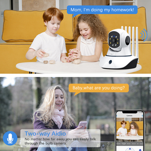 Neye-cámara de seguridad 4K/8MP HD, 2,4G/5G, WiFi, IP, PTZ, para el hogar, 360 grados, 4 antenas