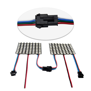 Цифровая DC5V Адресуемая Светодиодная панель 8x8 пикселей SK9822 RGB светодиодная матричная лампа для декора событий - Product Image 4