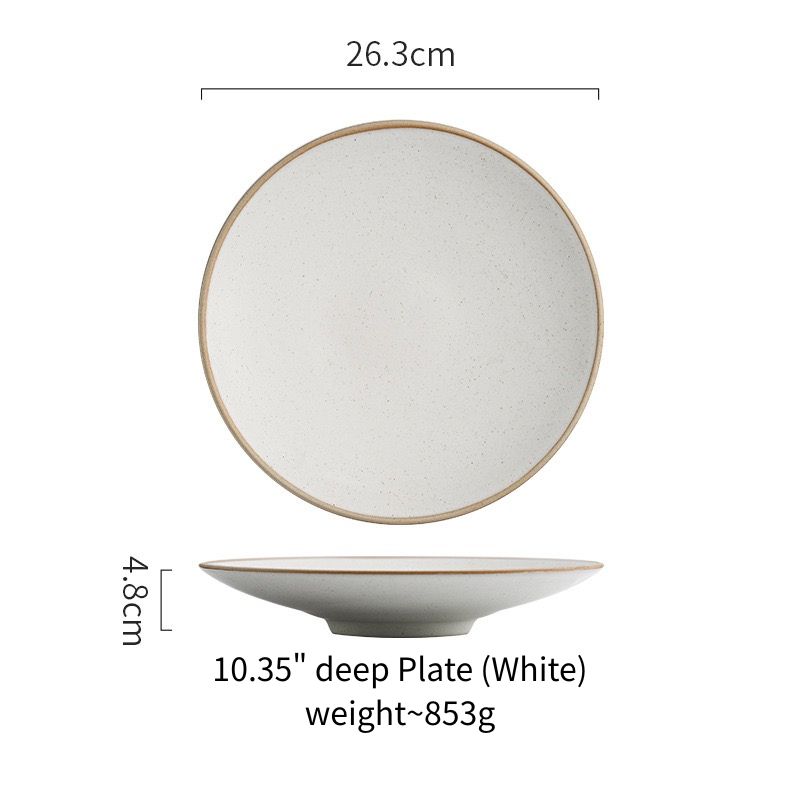 Assiette profonde 10,35" (Blanche)