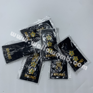 Brunei Royal Officer Leftenan Kolonel Udara Uniform Insignia Lieutenant Colonel Slip-On Epaulettes Personal Defense Equipment - Product Image 4