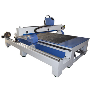 Popular 4 Axis <strong>CNC</strong> <strong>Router</strong> Side <strong>Rotary</strong> Wood Engraving for Flat Cylinder Work Pieces Featuring <strong>DSP</strong> Syntec Mach3 NC Studio <strong>Control</strong> - Product Image 4