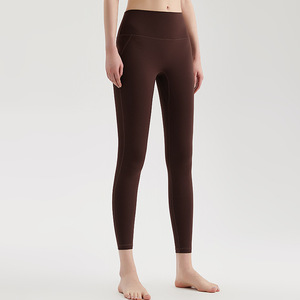 クラシックスタイル女性用ジム衣装セットソリッドパターンヨガレギンスとパンツヨガとフィットネス