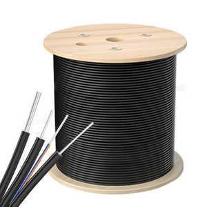 GETEKnet光ファイバーネットワークインターネットFTTHドロップケーブル1KM 1 2 4 6 8 8コアシングルモードLSZH G.657aワイヤー光ファイバードロップケーブル