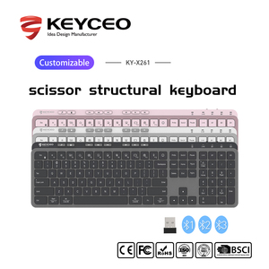 KY-X261 Full Size Ultra-Slim Scissors <strong>Structure</strong> Silent <strong>Keyboard</strong>, 108 Keys, 2.4G Wireless <strong>Keyboard</strong> for <strong>Computer</strong> Office Laptop - Product Image 2