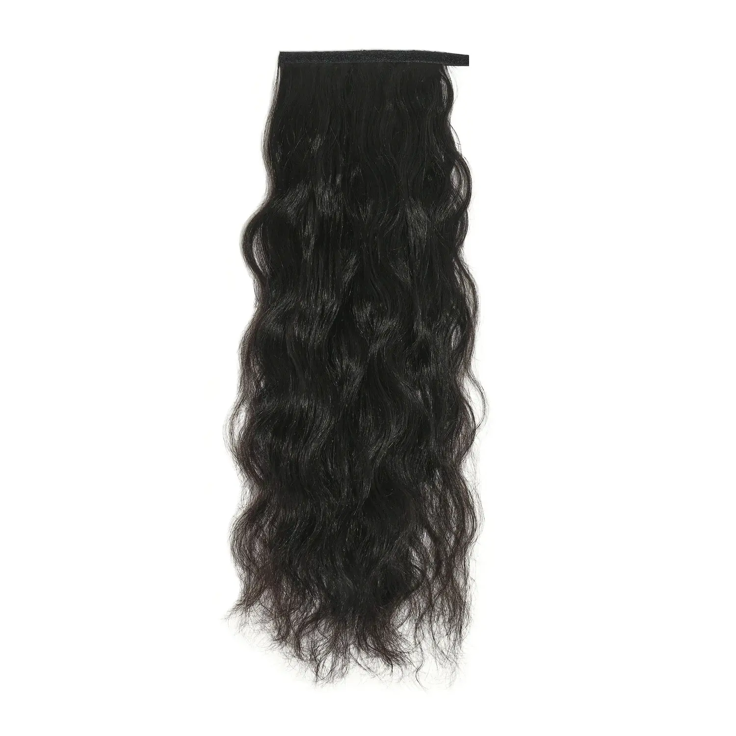 Extensión de cola de caballo ondulada para niñas y mujeres, cabello Remy virgen 100%, cabello Usable, por los exportación indios