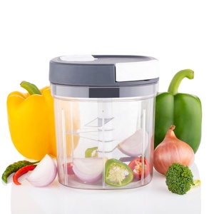 1000ML Multi-functional Manual Pull <strong>on</strong> the Rope Rotating Vegetable <strong>Cutter</strong>/ Mini Hand Pulling Vegetable Fruit Cutting Chopper - Product Image 1
