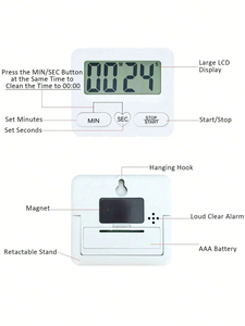 Nuovo stile multifunzionale Mini cucina Timer digitale promemoria per l'apprendimento conto alla rovescia cucina Timer conto alla rovescia - Product Image 3