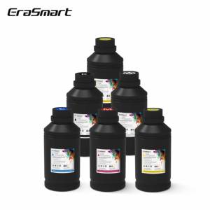 Erasmart彩色紫外墨水工业喷墨打印机白色墨水发光二极管紫外墨水紫外打印机