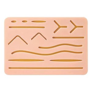 Yüksek kaliteli sütür uygulama pedi tam insan cilt sütür uygulama sütür ped ön kesim yaraları ile 3 katmanlı özel boyut gibi bakmak - Product Image 1
