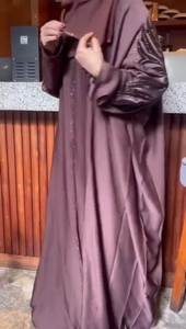 伊斯兰优雅谦虚女性传统穆斯林服装高级拼布阿巴亚风格迪拜配件
