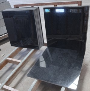 Nhà máy-trực tiếp tự nhiên tinh khiết Granite đen gạch mỏng đánh bóng ngoài trời Tùy Chỉnh Mỹ tiêu chuẩn cho bên ngoài bức tường sàn - Product Image 3