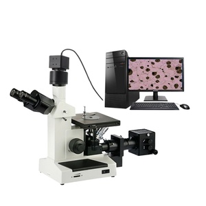 Microscopio metalográfico de alta calidad 4XC-W Tipo de computadora Microscopio metalográfico profesional - Product Image 1