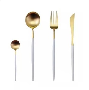 金色皇家餐具套装现代设计镜面抛光不锈钢可持续餐具餐具 - Product Image 6