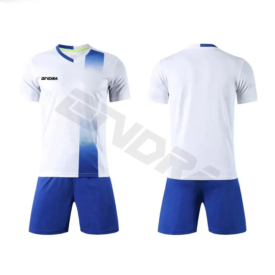Una serie de equipo de entrenamiento de fútbol conjunto uniforme Jersey ropa deportiva