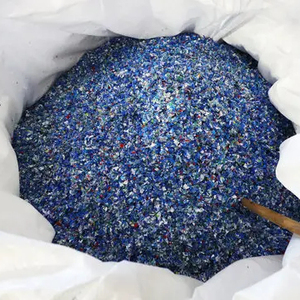 大きな袋のスクラップ/廃棄物のキャップ (ミックスカラー) から95% HDPE / 5% PPプラスチック研削 (再生フレーク)。