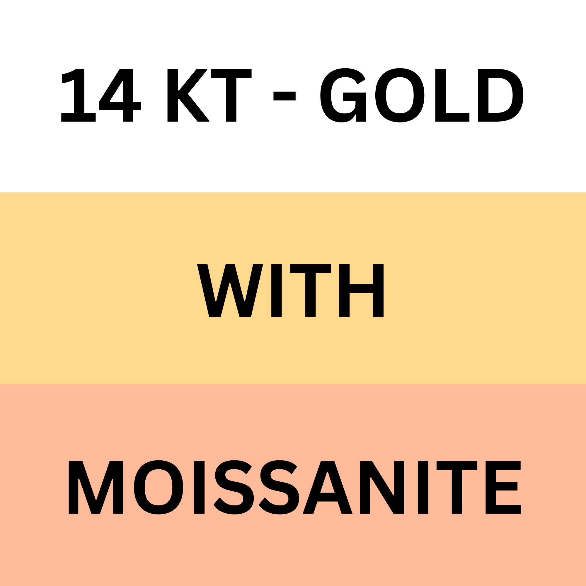 14KT Gold with Diamond : DEF & VVS-VS