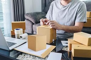 4 X 4 X 4 Corrugated Cardboard <strong>Box</strong> - <strong>3</strong> Ply for Packing, Moving, Shipping, Gifting, and Multi-Purpose Use. - Product Image 3