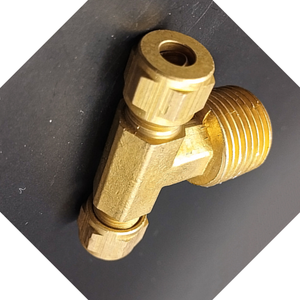 Áp lực cao nén nam chi nhánh TEE mạ đồng bspt cho phụ kiện đường ống - Product Image 2