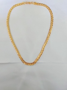 Lowest Prices 22 CT Gold Plated <strong>Chain</strong> with Trendy Designed Solid Gold Handmade <strong>Chain</strong> for Sale by Exporters