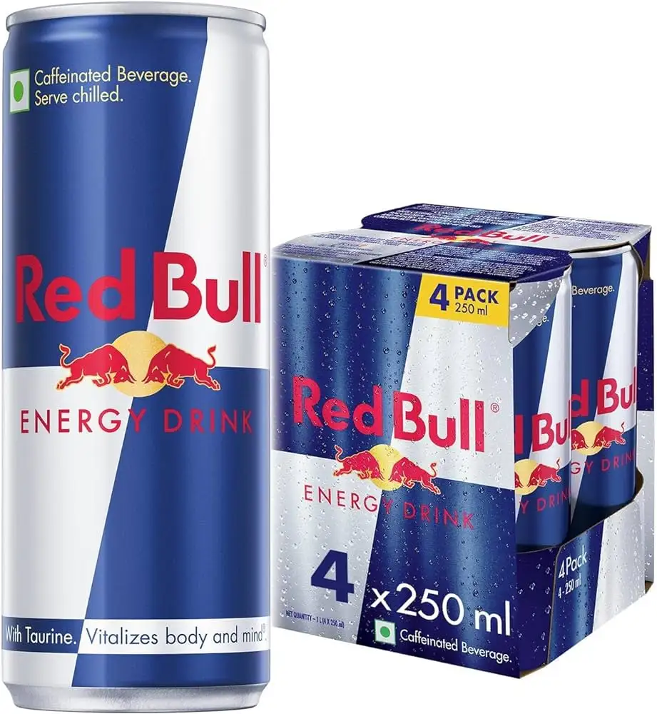 Red Bull Energy Drink Bayas de coco (24 latas) y Red Bull Bebida energética sin azúcar (24 latas)