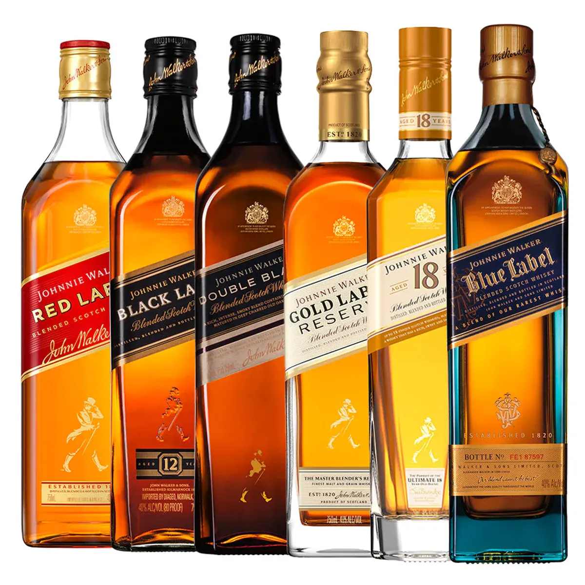 Whisky escocés de mezcla Johnnie Walker Compre la colección Johnnie Walker Nuevos productos de tendencia 2024 Alimentos y bebidas Precio al por mayor