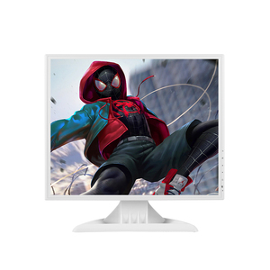 Monitor TFT LED de 17 pulgadas, entrada HD VGA, monitor de ordenador de escritorio de 17 pulgadas, CC 12V