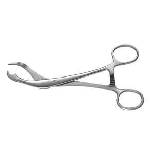 Cerrahi forseps yan 175 mm 6 7/5 "cırcır sabitleme genişliği 5 mm <span class=keywords><strong>VERBRUGGE</strong></span> kemik tutma pensi ile vida kilidi kavisli
