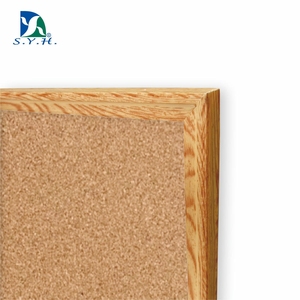 Şık taklit ahşap çerçeve not mantar pano mantar pano bülten tahtası duvar dekor - Product Image 2