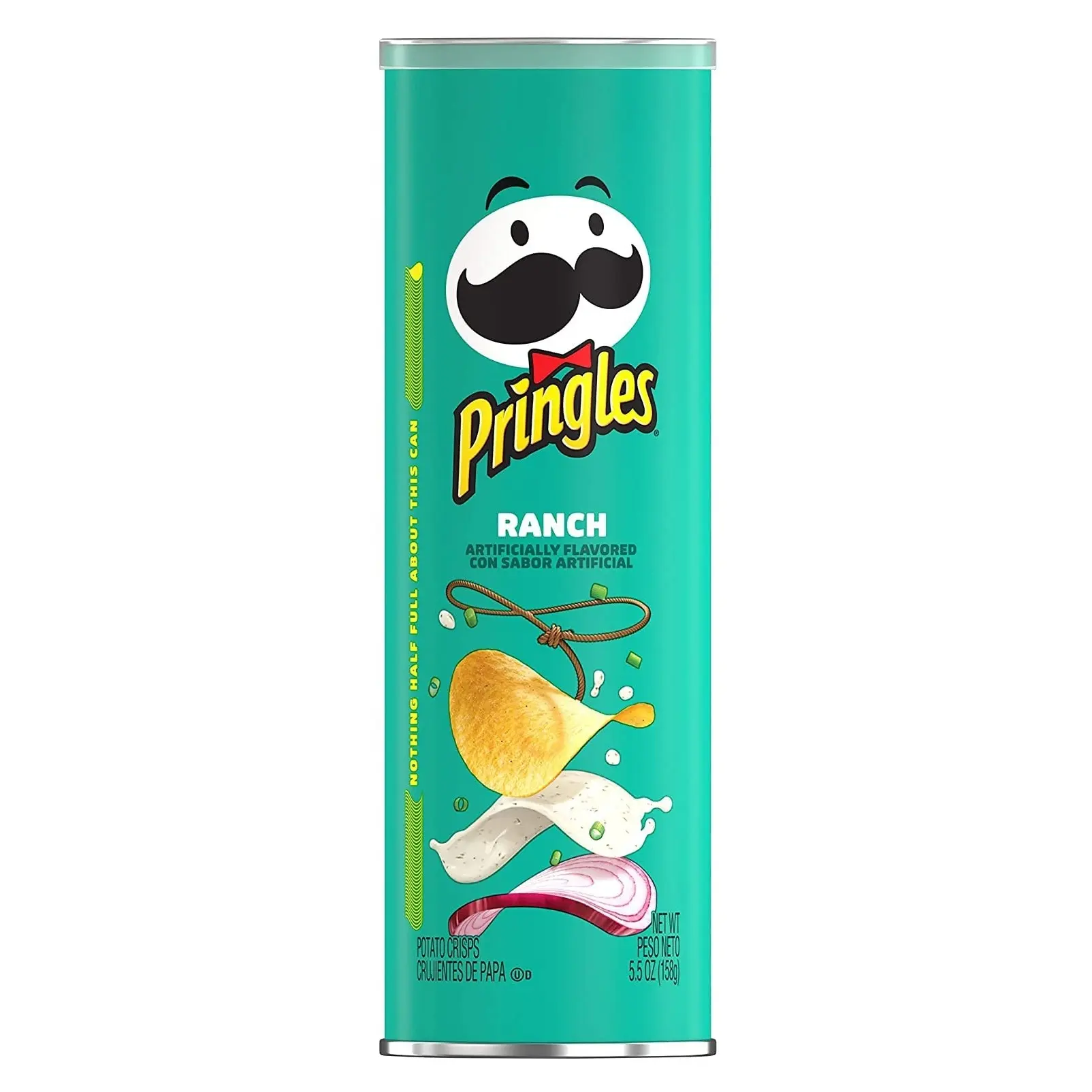 Vente en gros de croustilles World Wide Pringles Délicieuses collations exotiques Snacks sains Pringles Chips de sel et de vinaigre