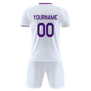 サッカーユニフォームサッカーキットフルセットサッカーキットユニフォームユース昇華サッカーシャツ男性用サッカージャージーセット