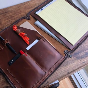 Design Custom Logo Size Journal Soft Cover Gift Box <strong>Notebook</strong> Faux Leather A4 Factory New Paper Material Notepad LPF-0258 - Product Image 2