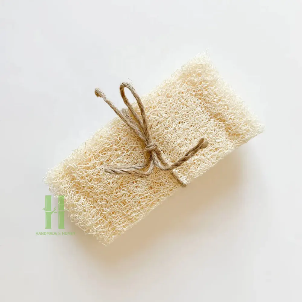 Cepillo de baño de lufa respetuoso con el medio ambiente, depurador de lufa OEM para baño, cocina, depurador de lufa Natural de HNH Craft Factory