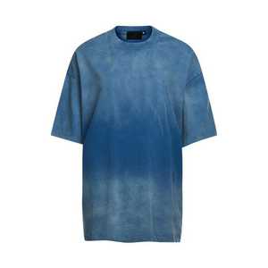 カスタムメンズレトロシンプルTシャツ夏用100% コットンDTGデジタルクイックドライルーズフィットDTF230 GSMヘビーウェイトソリッドシャツ