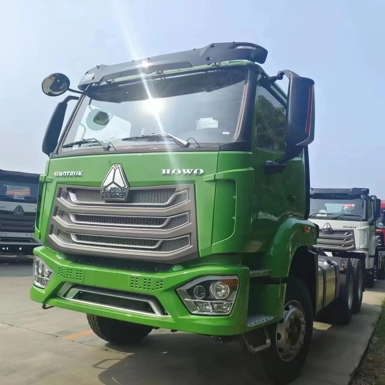 Başbakan taşıyıcı kamyon howsinotruk Howo 371HP 6x6 römork kafa satılık fiyat traktör kamyon kullanılır