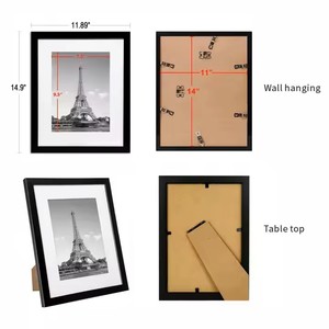 Özelleştirilebilir logolu Doremi zarif ahşap fotoğraf çerçevesi - Product Image 5