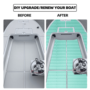 अनुकूलित आधुनिक ब्रश अल्ट्रा-लाइट गैर-पर्ची स्व-चिपकने वाला एवा फोम समुद्री विनाइल शीट वाटरप्रूफ आउटडोर नाव फर्श क्लिक - Product Image 5