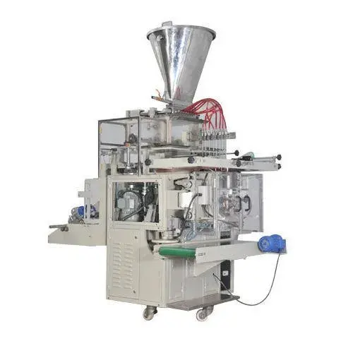 विनिर्माण संयंत्र और उद्योगों में उपयोग की जाने वाली कप फिलर पाउच पैकिंग मशीन के साथ शीर्ष गुणवत्ता वाली स्वचालित कॉलर प्रकार की मशीन