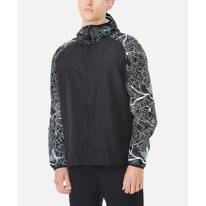 Custom logo Customized Windbreaker Waterproof Jacket Fabric Style Outdoor Jogging Running Mens Jacket 2025
