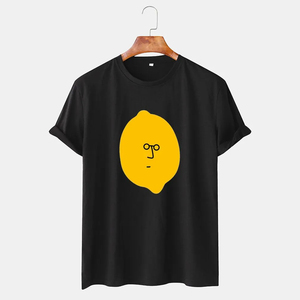 カスタム100% コットンメンズ特大Tシャツ大きくて高いプラスサイズデジタル印刷ロゴルーズフィットロゴプリント付き - Product Image 3