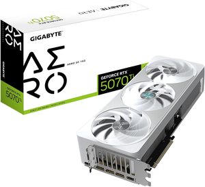 ใหม่ gigabytes GeForce RTX 5070 Ti Aero OC 16G การ์ดแสดงผล, GDDR7 16GB 256-bit, 5.0 PCIe, ระบบทำความเย็น windforce - Product Image 1