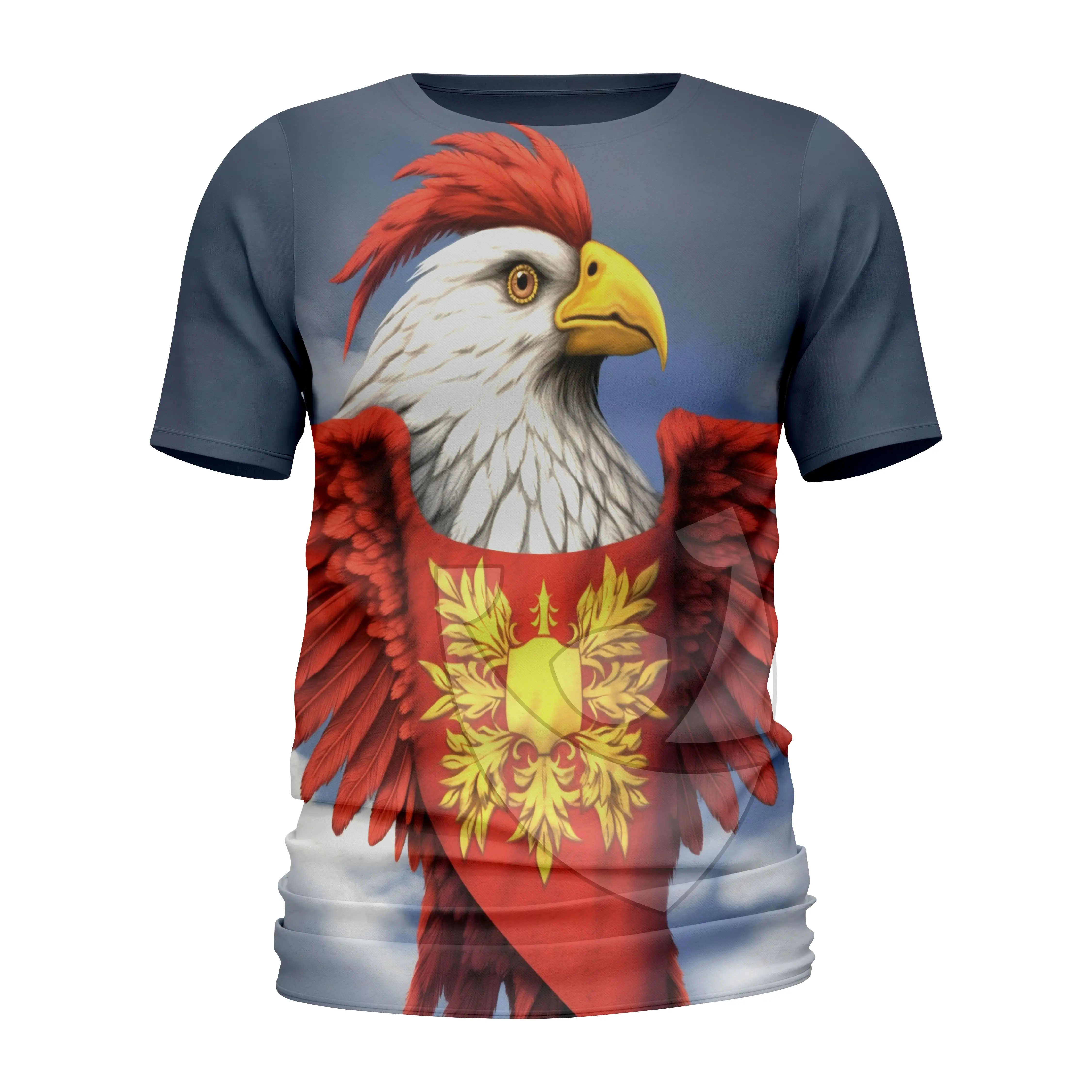 2024 Passen Sie Ihre eigene hochwertige bedruckte belgische Flagge T-Shirt Großhandel Mode 100% Baumwolle Flagge USA T-Shirts Sublimation