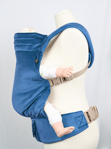 Ergonomic trẻ sơ sinh bọc tàu sân bay thoải mái em bé mang theo với vải nhung mềm điều chỉnh dây đai & túi thuận tiện - Product Image 6