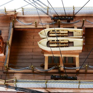 <strong>HMS</strong> Victory Painted Admiral Line Ship Model Fully Assembled for Display or Gift Use - Product Image 6