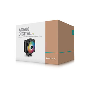 DEEPCOOL AG500 CPU Computer Radiator High Performance ARGB with Digital Display Heat Pipe Bias 2pcs Box <strong>Heatsink</strong> - Product Image 5